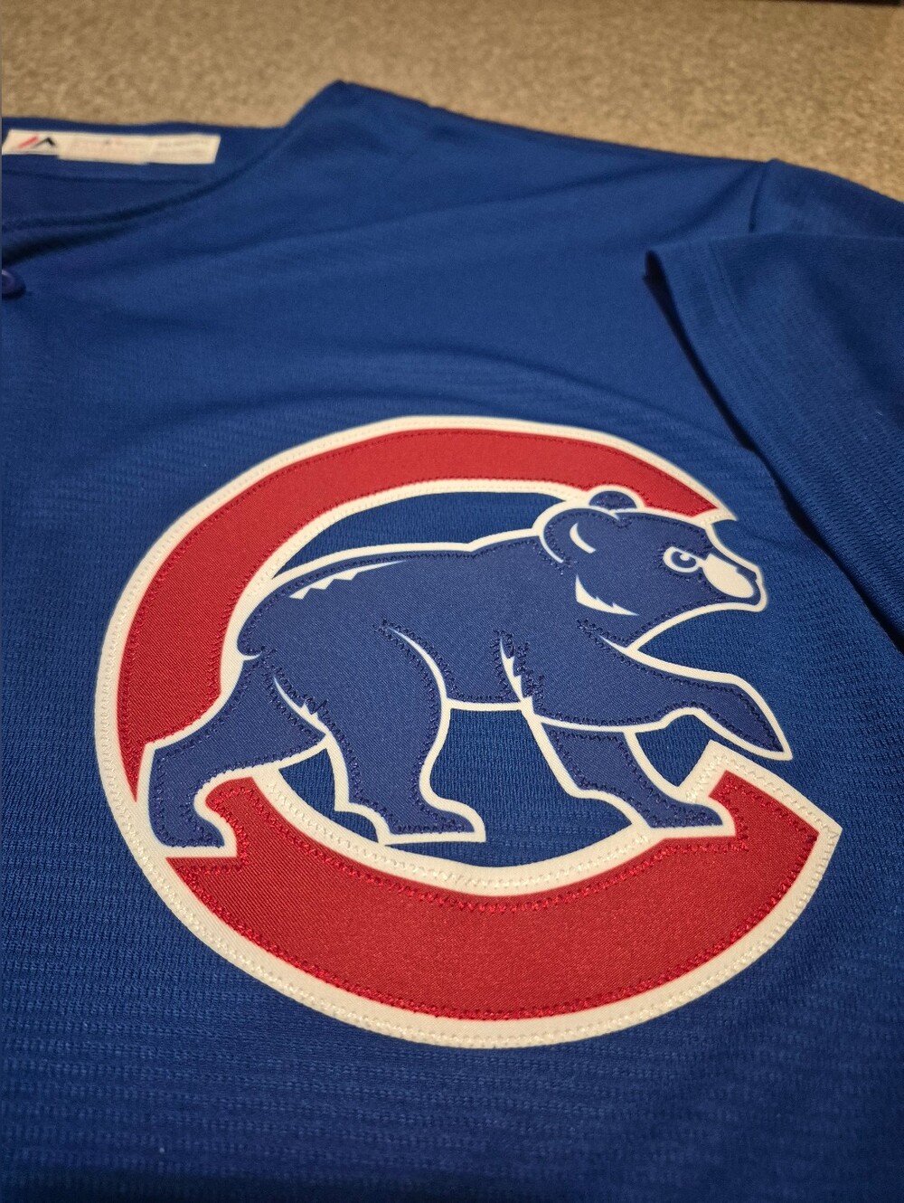 Mens Majestic Cubs Jersey Size 2xl - Blank Back - Picture 3 of 6
